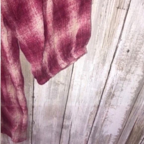 Anthro Maeve Calavan Pink Plaid Popover Peasant Blouse - Picture 3 of 6